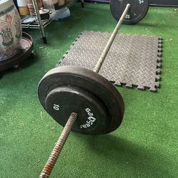 Weight Bar With Plates