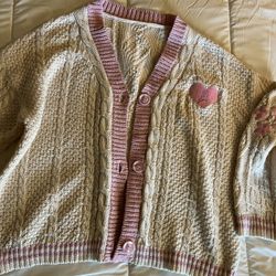 Swiftie Lover Cardigan Sweater Sz Med/large