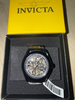 69754 - Invicta Objet D Art Glyph Automatic Men's Watch w/ Skeleton Dial - 43mm, Black