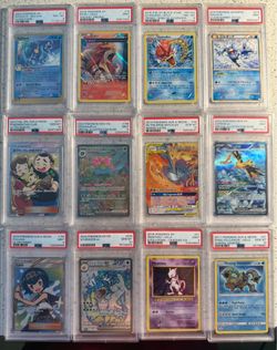 Graded pokemon cards