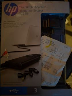 HP SLIM AC ADAPTERS…BRAND NEW…COSTED 75 GIVE ME $35