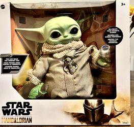 ✨ Baby Yoda (Grogu) Collectible Figure – Star Wars Mandalorian w/ Accessories ✨
