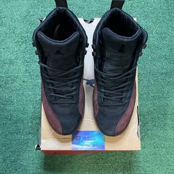 Air Jordan 12 a ma maniere black size 11men/12.5women