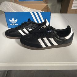 Adidas Samba OG Black White Gum Men’s Size 5 Classic Soccer Sneaker NEW