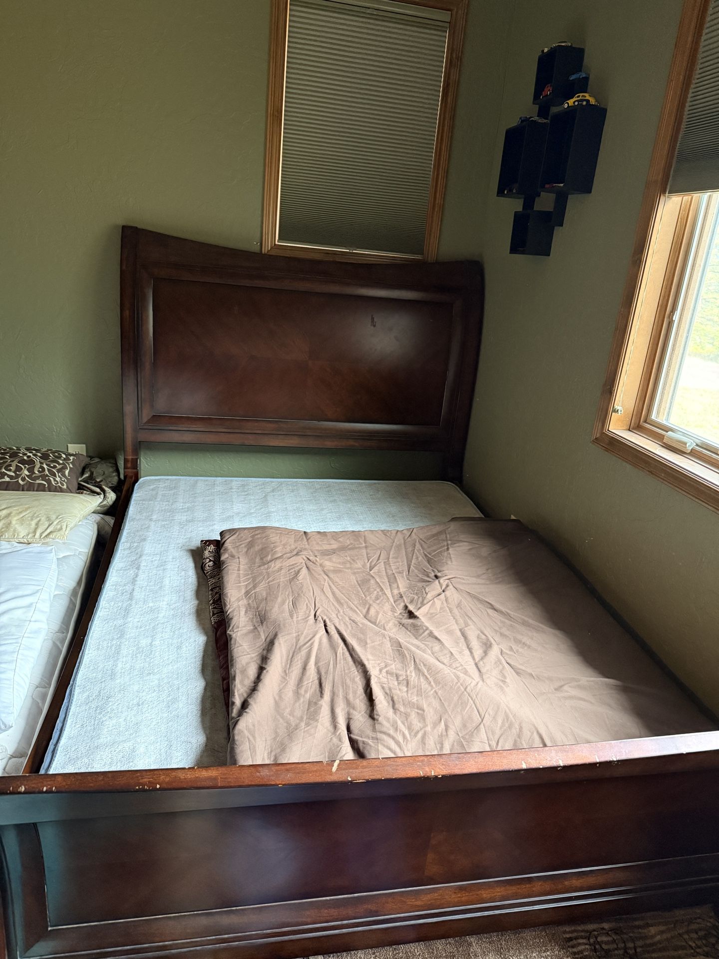 Bed Frame And Side Table
