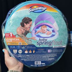 NWT SwimWays Baby Spring Float Mermaid Print 