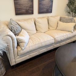 Potato Barn Ivory Couch 