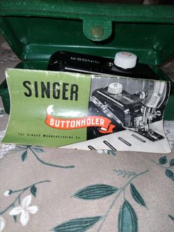 Vintage Singer Buttonholer