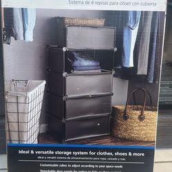 Shelf Closet Organizer With Covers