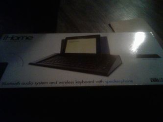 I home wireless keyboard and speaker