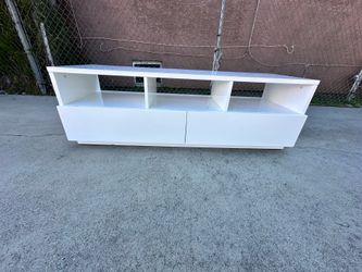 CB2 Chill Media Console Entertainment Center Tv Stand Cabinet Sideboard Credenza