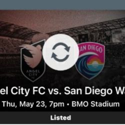 San Diego Wave Fc Vs Angel City Fc Game Tickets 