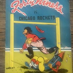 Forty Niners vs Chicago Rockets Program October 12, 1947