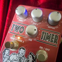 BBE Two timer Analog Echo Delay Pedal Dual Time Settings For Guitar Or Bass