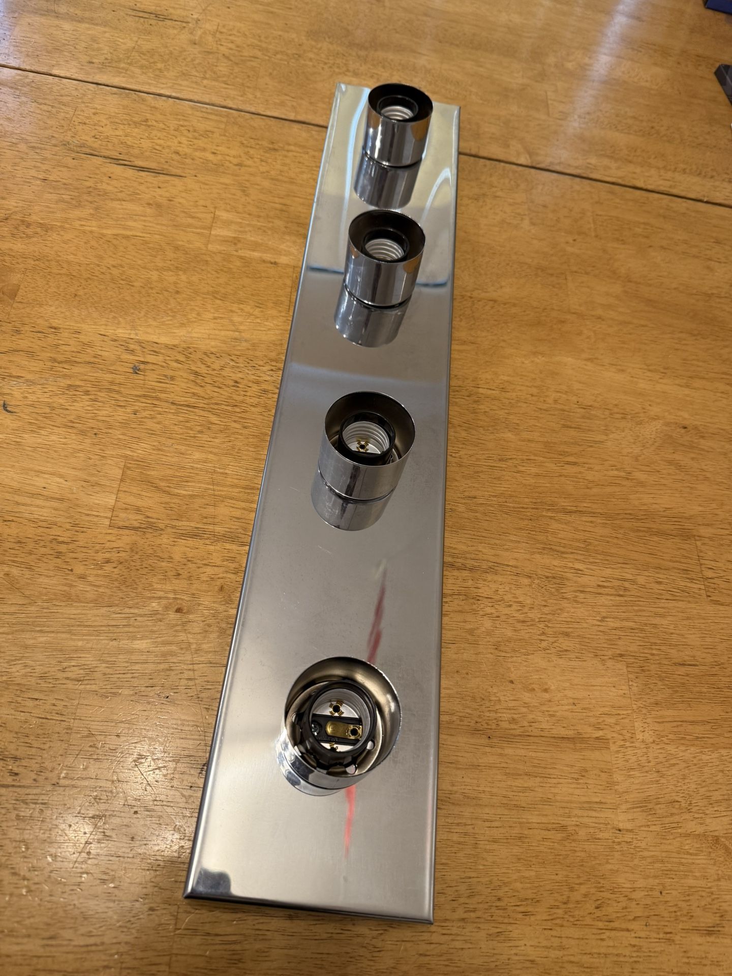 Used restroom vanity light. It works. We don’t need it anymore.   We are located close to Russell and Boulder hwy. / Wetlands/Sam Boyd stadium. Sorry 