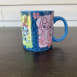 Disney Lilo & Stitch Ceramic 20 oz Coffee Tea Mug Blue