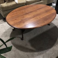 Mid century coffee table USA dropleaf