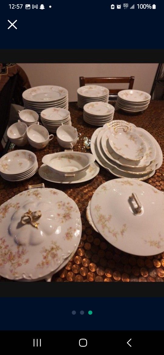 Theodore Haviland 8 Piece China Set + Serving Set