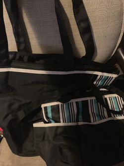 Unisex diaper bag with mini bag