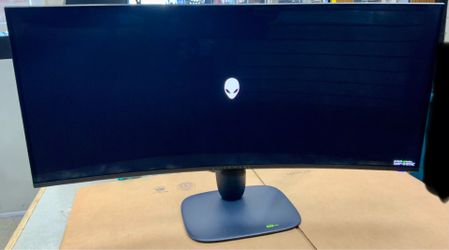 Alienware AW3425DW 34.2 inch Curved QD-OLED Gaming Monitor 240Hz Screen Display PC Computer Gamer Game Dynamic Online Wifi Bluetooth Puzzle Fighting A