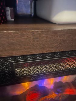 Tv stand fire place