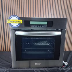 Haier 24" Single 2.0 Cu. Ft. Electric Wall Oven (HCW2360AES-D-0087)