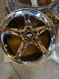 17X10 Mustang Cobra Wheel Chrome