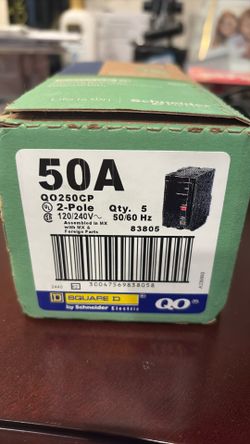 50 amp QO breaker Qty 1