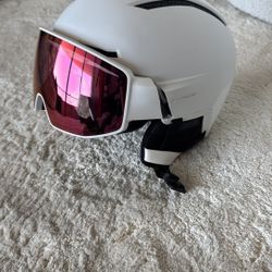 Like NEW Salomon Driver Prime Sigma Plus MIPS White & Pink Ski Helmet