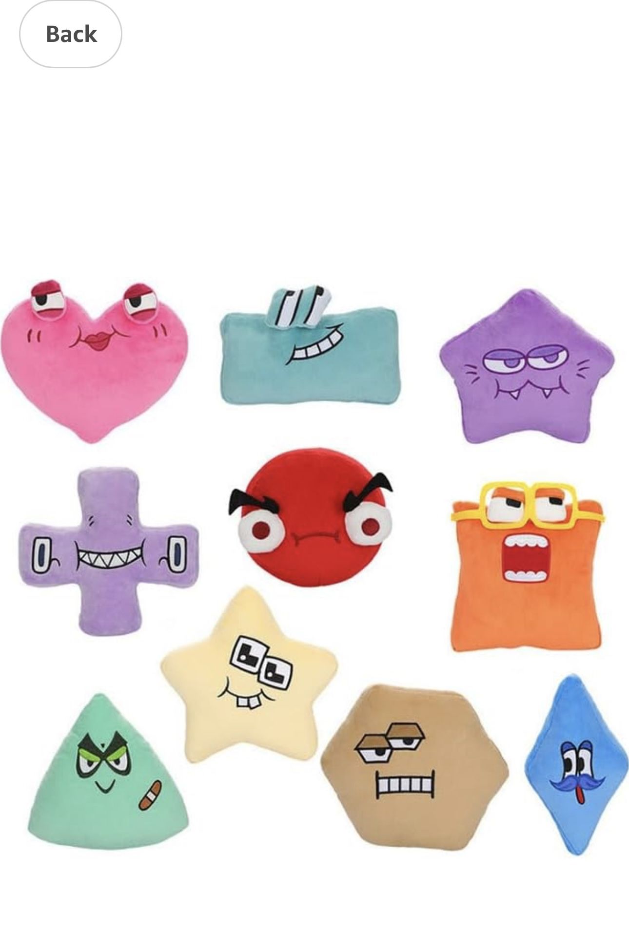 Alphabet Lore Plush Toy,Shape lore Plush Toy Soft and Cuddly Lovely Stuffed Uzi Dolls Anime Plushies Toy boy Gift Girl Gift A Lovely Birthday Present