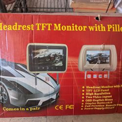 Headrest TV Monitors Brand New