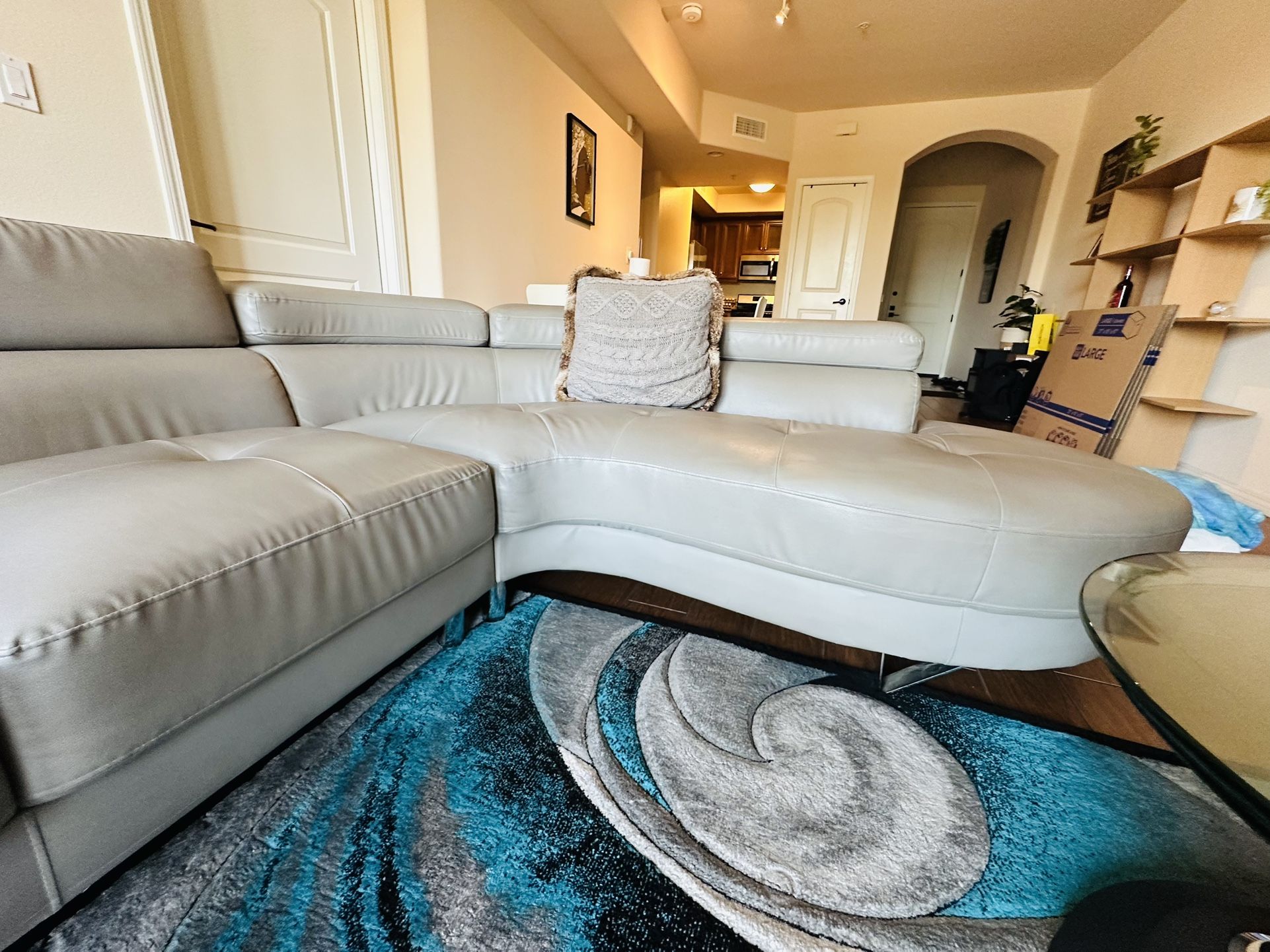 Leather Sofa In Very Good Condition