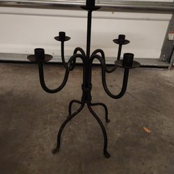 Wrought Iron 5-Candle Candelabra – 21