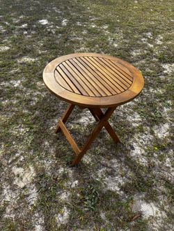 Small Wooden Side Table