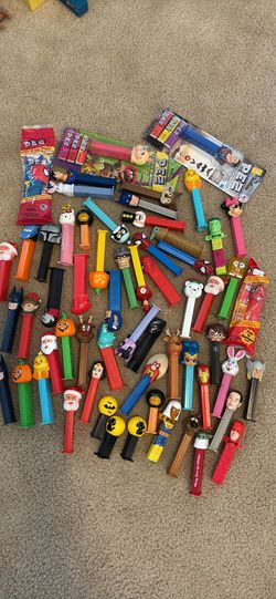 Sixty Pez Figures As Shown 
