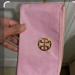 Tory Burch Nylon  Logo Designer Wallet Wristlet Bag