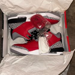 Air Jordan 3 Red Cement 