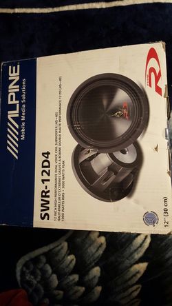 Alpine SWR-12D4