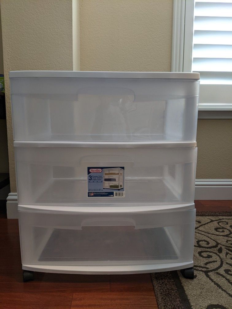 Plastic 3 Drawer