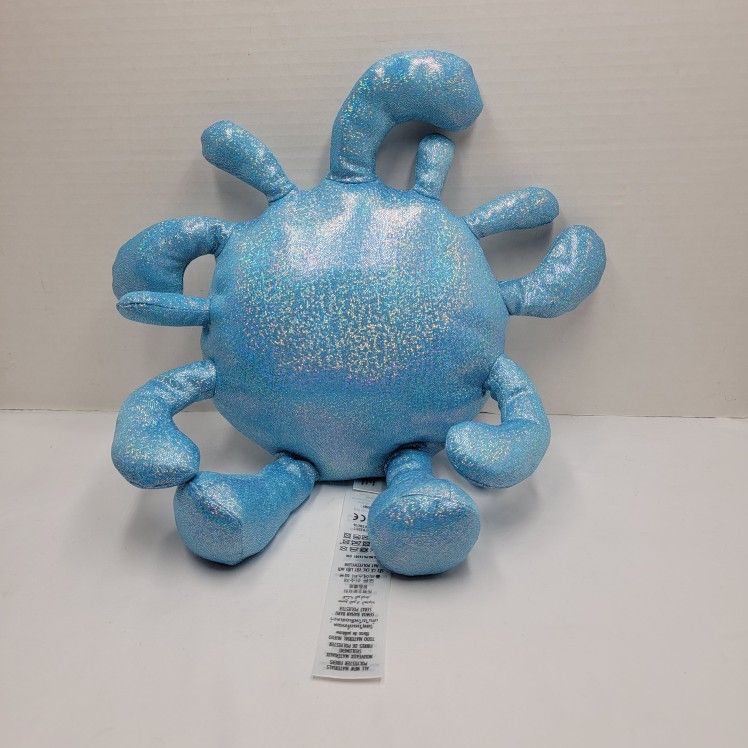HTF Disney Store Parks Strange World Splat Plush Stuffed Animal 12" Blue Shinny