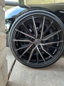21 Inch Wheels And Tires New Vossen Forged Michelin Tires Tesla