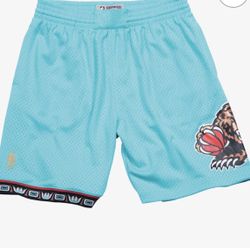 Vancouver Grizzlies NBA Throwback Shorts 