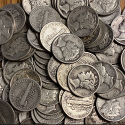 Silver Mercury Dimes 