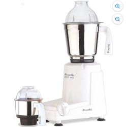 Preethi Eco Twin Jar Mixer Grinder, 550-Watt 