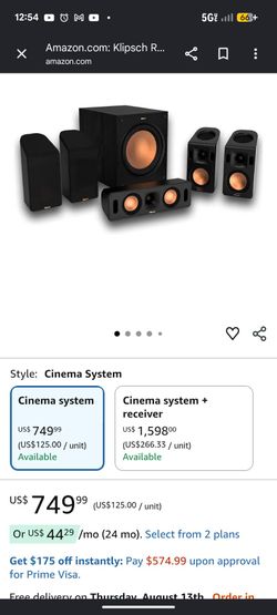 Klipsch cinema system 5.14