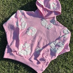 Denim Tears Pink Hoodie 