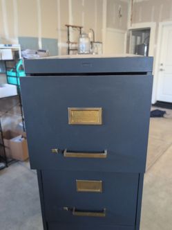 Heavy-Duty 5-Drawer Metal Filing Cabinet (26" Deep)