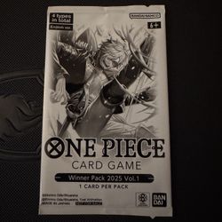 One Piece TCG Winner Pack Vol 1 Sealed