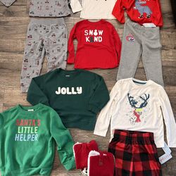 Boys 4t And 4/5 Christmas Clothes 