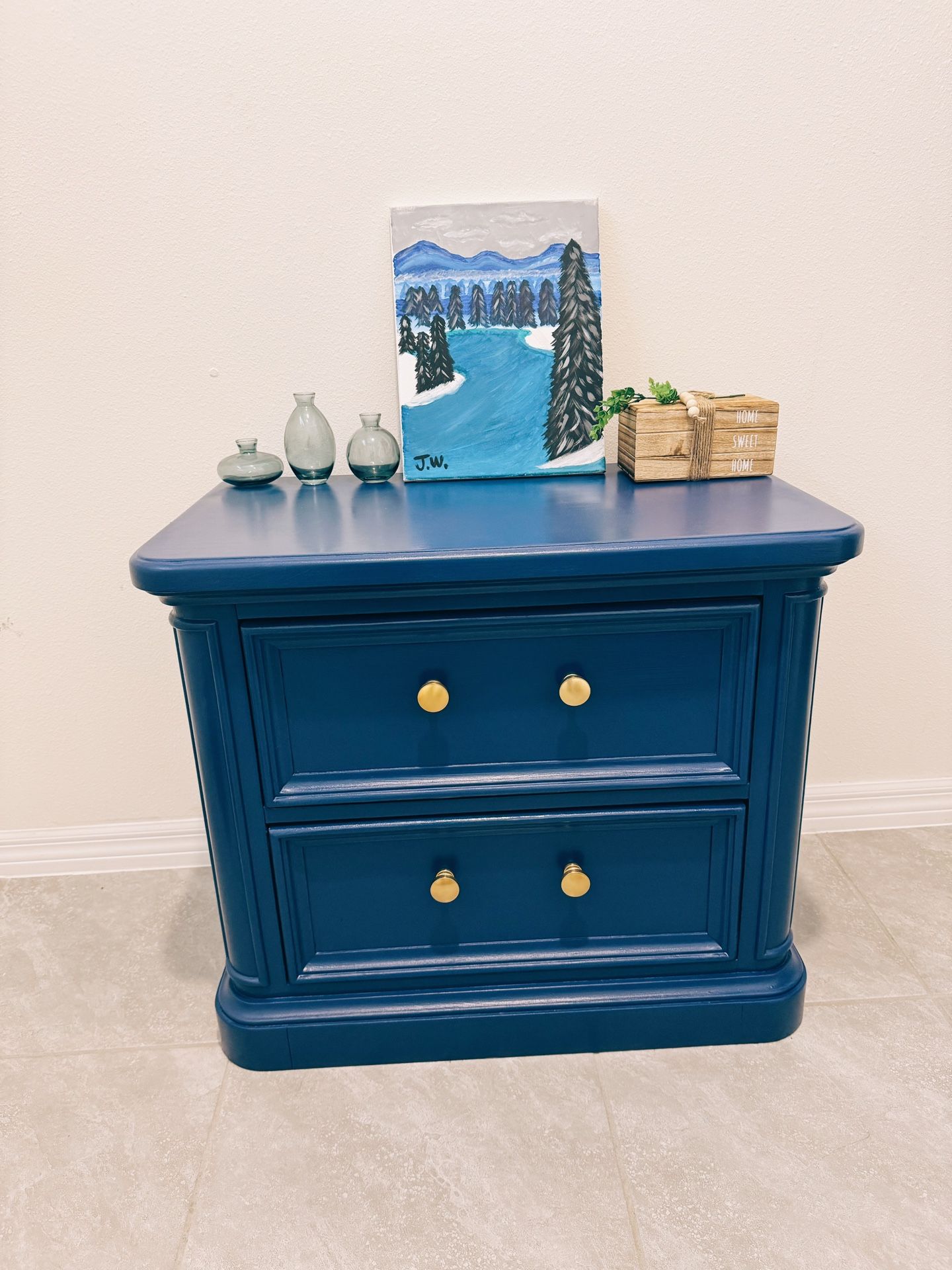Luxury Vintage Small Dresser/ End Table